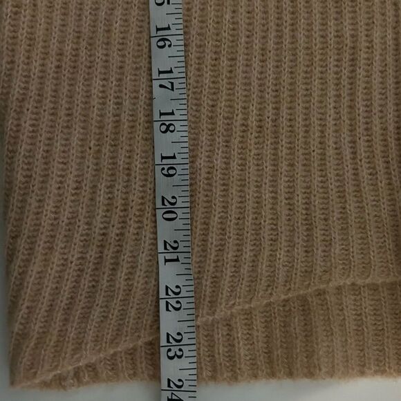 J. Crew Point Sur Mohair Wool Blend Turtleneck Tan Peach Blush Sweater Size XS - Picture 9 of 9